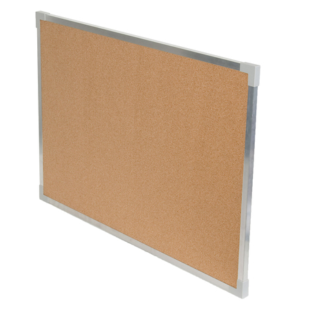 CRESTLINE PRODUCTS Aluminum Framed Cork Board, 24" x 36" 10310